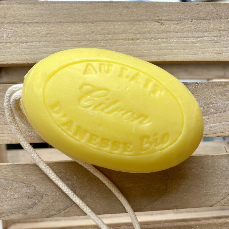 Savon au lait d'ânesse biologique au citron